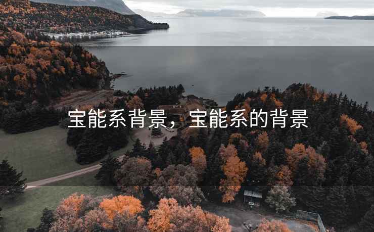 宝能系背景,宝能系的背景 宝能系背景,宝能系的背景