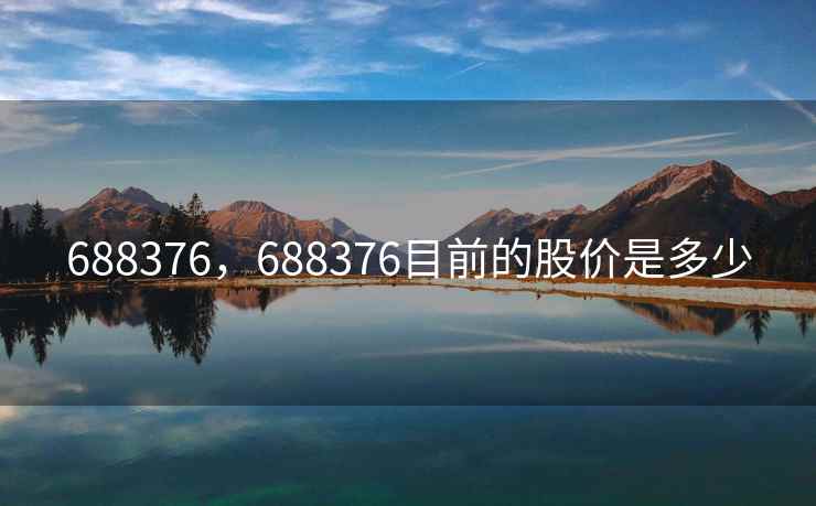 688376,688376目前的股价是多少 688376,688376目前的股价是多少