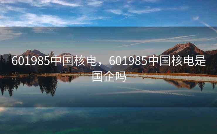 601985中国核电，601985中国核电是国企吗